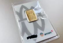 Harga Emas Antam Turun Rp10 Ribu Tutup Maret 2026