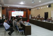 Casis Polri di Malinau Teken Pakta Integritas dan Ikuti Pengambilan Sumpah