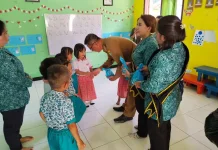 Awasi Pertumbuhan Anak, Bunda PAUD Sambangi Long Kebinu-Mekatip
