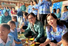Bunda PAUD Malinau Kunjungi PAUD Syahlom, Berikan Edukasi Gizi dan Makanan Bergizi