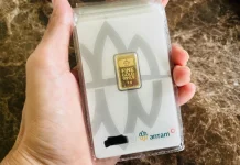 Emas Antam Koreksi Tipis usai Dua Hari Menguat