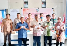 Pencabutan Nomor Urut Calon Ketua RT Malinau Hulu Digelar