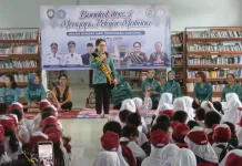 Lomba Gambar di Hari Pendidikan, Bunda Literasi Ajak Anak Cinta Perpustakaan