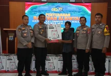 Dukung Ketahanan Pangan, Polres Malinau Salurkan Bantuan Alsintan