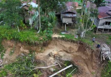 Cuaca Ekstrem Picu Longsor Apau Ping, Permukiman Tepi Sungai Kian Rentan