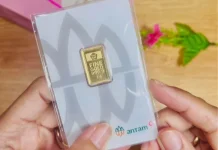 Kembali Terpuruk, Harga Emas Antam 2,689 Juta per Gram