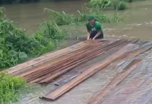 Banjir di Long Alango Capai 8 Meter, Aktivitas Sungai Lumpuh