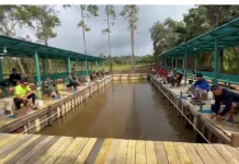 Yonif Khusus 614/Raja Pandhita Gelar Lomba Mancing Galapung, Wadah Silaturahmi