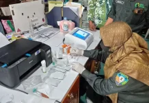 Dinas Ketahanan Pangan Uji Sampel Bahan Pangan di Dua Dapur SPPG Malinau