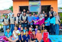 Ketua IKBM Resmikan Taman Baca Selasar Muara Cakrawala Malinau Hulu