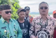 Tinjau Lokasi Kemunculan Buaya, Warga Diminta Waspada