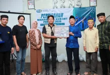 Penuh Haru, Desa Malinau Hulu Lepas Mahasiswa KKN UBT