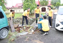 Kapolres Malinau Pimpin Kurve Ciptakan Lingkungan Kerja Bersih Nyaman