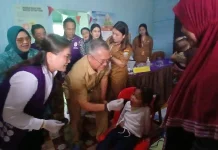 Cegah Stunting, Bupati Malinau dan Ketua TP PKK Sambangi Posyandu di Malinau Kota