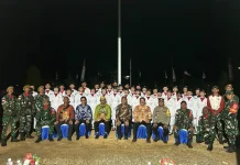 Wabup Malinau Hadiri Pengukuhan Paskibra Kecamatan Kayan Hulu