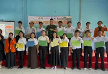 Yonif 614/RJP Bekali Mahasiswa Baru Politeknik Malinau Wawasan Kebangsaan