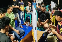Ketua RT-4 Malinau Hulu Buka Turnamen Domino