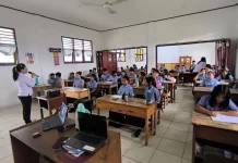 Puskesmas Malinau Barat Berikan Penyuluhan Flu Singapura di SDN 002