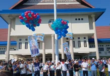 Luncurkan Maskot-Logo Porprov, Wempi Pastikan Olahraga Investasi Masa Depan
