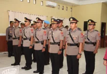 Sertijab Polres Malinau, Empat Jabatan Diisi Pejabat Baru