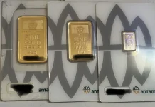 Harga Emas Antam Turun Tipis, Selisih Jual-Buyback Rp165 Ribu