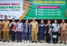 Resmikan Digital Library, Bupati Tegaskan Teknologi Sarana Masa Depan