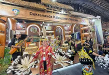 Tari Gerak Sama Meriahkan Stand Dekranasda Malinau di Kriyanusa 2026