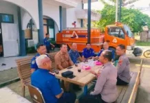 Cegah Karhutla, Sat Samapta Polres Sinergi dengan BPBD dan Damkar