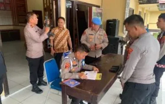 Wakapolres Malinau Pimpin Gaktiplin Pemegang Senpi di Lingkungan Polres Malinau