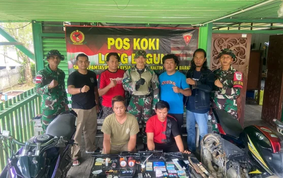 Sembilan Paket Sabu Diamankan Tim Gabungan Pengawasan Perbatasan