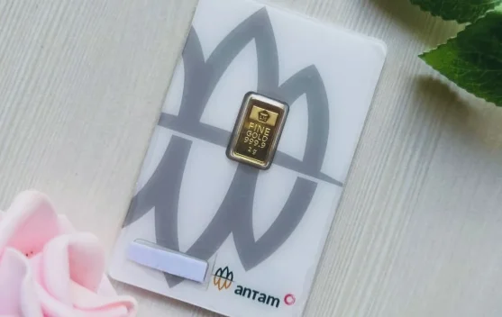 Turun, Harga Emas Antam Jadi Rp2,857 Juta per Gram