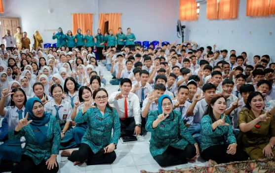Ajak Siswa SMKN 2 Jauhi Narkoba, PKK Malinau Gelar Sosialisasi KRISAN