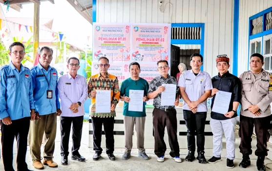 Sembilan Ketua RT Desa Malinau Hulu Resmi Gelar Aklamasi