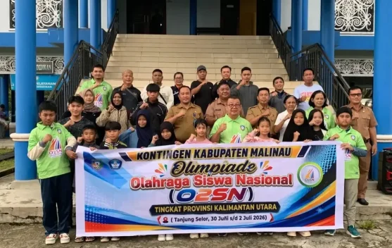 Tanamkan Semangat Juang, Kontingan O2SN Malinau Diharapkan Berprestasi