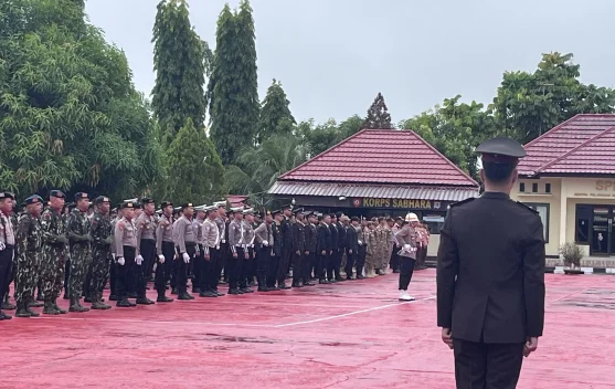 Polres Malinau Tekankan Profesionalisme pada HUT Bhayangkara