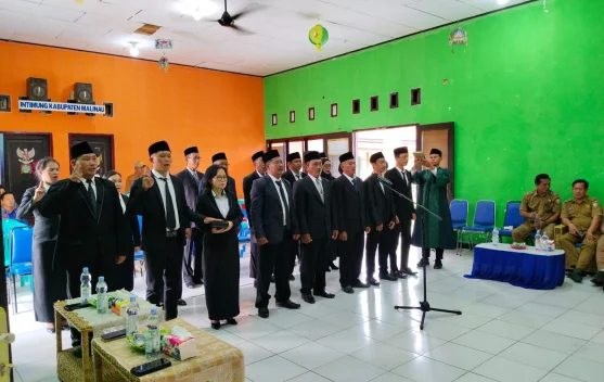 Camat Malinau Kota Lantik 19 Anggota BPD Tiga Desa