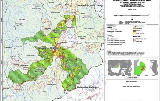 Pemetaan Wilayah Adat Dayak Merap Rampung, menuju Penetapan MHA