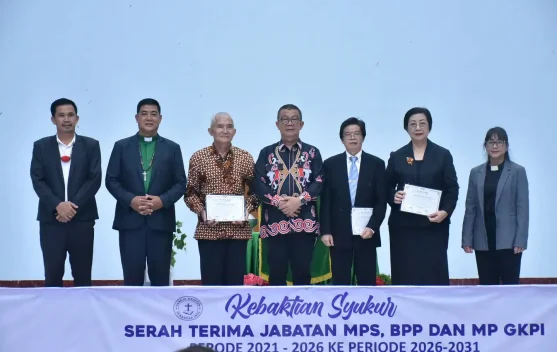 Bupati Malinau Apresiasi Serah Terima Jabatan Majelis Pekerja Sinode GKPI