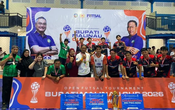 Imbluewo FC Juara Futsal Putra BMC 2026, Taklukkan Banyan FC Lewat Adu Penalti