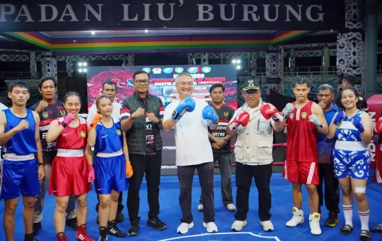 Ekshibisi Tinju BMC V, Bupati Harapkan Junjung Tinggi Sportivitas
