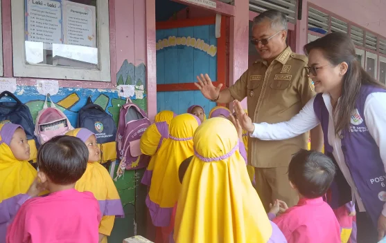 Dekatkan Layanan Pendidikan dan Anak usia dini, Bupati Melawat ke TK Taman Hati