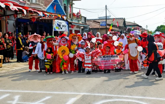TK Al Hidayah Meriahkan Karnaval Kemerdekaan RI ke-81 di Malinau Kota