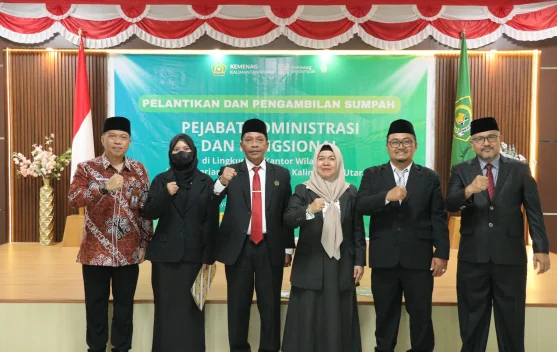 Empat Pejabat Kemenag Malinau Dilantik, Sakinah Jadi Perempuan Pertama Jabat KUA