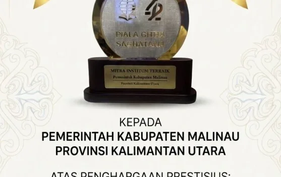 Malinau Terima Penghargaan Piala Citra Saghatana UT