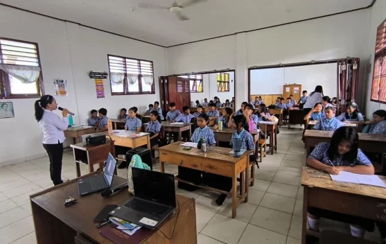 Puskesmas Malinau Barat Berikan Penyuluhan Flu Singapura di SDN 002