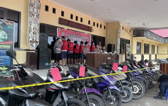 Sikat 13 Sepeda Motor, Polisi Ungkap Modus Pelaku Curanmor di Malinau