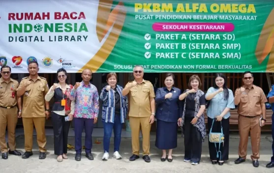 Resmikan Digital Library, Bupati Tegaskan Teknologi Sarana Masa Depan