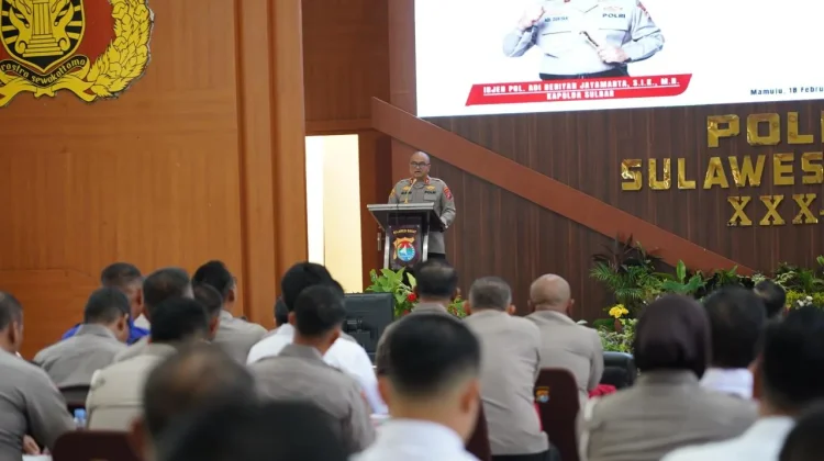 Polda Sulbar Gelar Rapim, Bahas Situasi Terkini