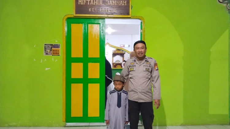 Polsek Aralle Jamin Keamanan Ibadah Masyarakat Selama Ramadhan