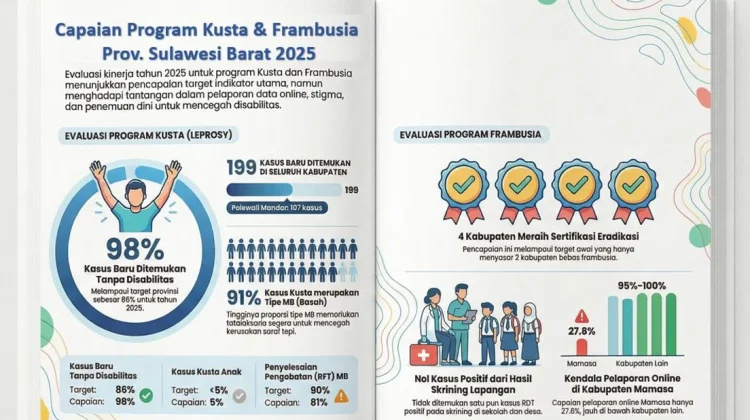 Empat Kabupaten di Sulbar Bebas Temuan Penyakit Frambusia